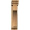 Ekena Millwork Westlake Traditional Rough Sawn Bracket w/ Offset Brace, Western Red Cedar, 6"W x 24"D x 28"H BKT0604X24X28WTL01RWR - alternate 3